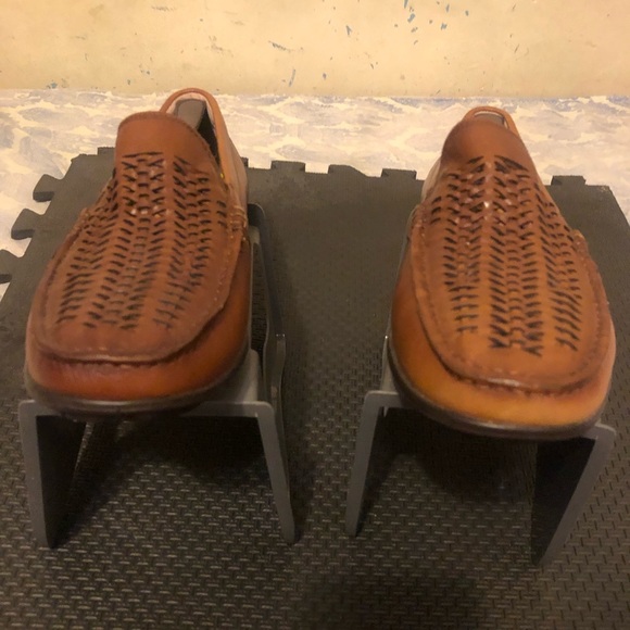 FLORSHEIM DRAFT WOVEN DRIVER COGNAC SZ 11.5 main image 6